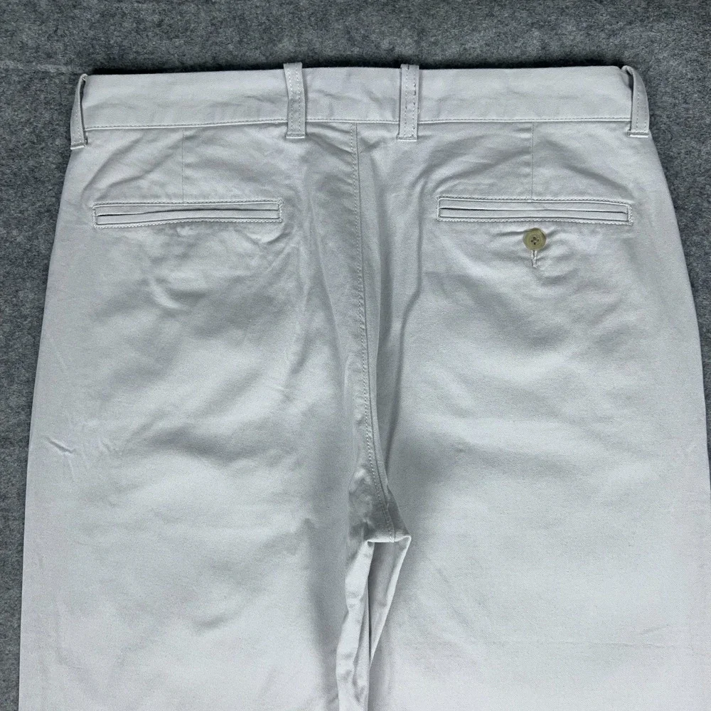 J‎ Crew Pants Mens 32x32 Gray Athletic Fit Flex Stretch Performance Chino Office